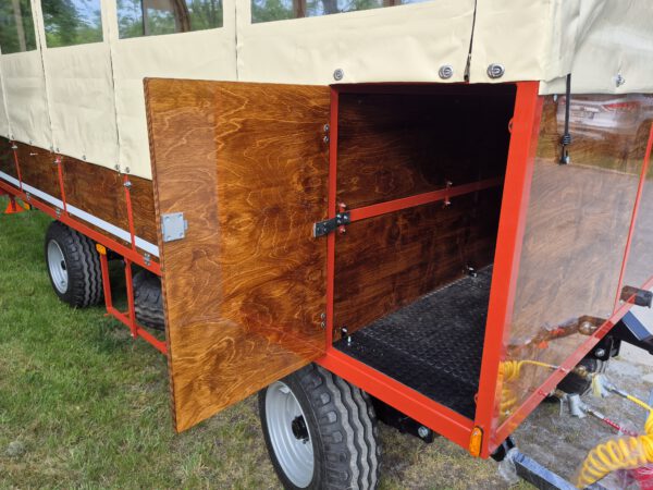 Planwagen mit Druckluftbremse für Traktor Partyplanwagen Weinprobe 09.302 – Bild 3
