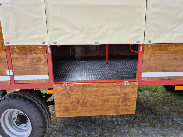 Planwagen mit Druckluftbremse für Traktor Partyplanwagen Weinprobe 09.302 – Bild 4
