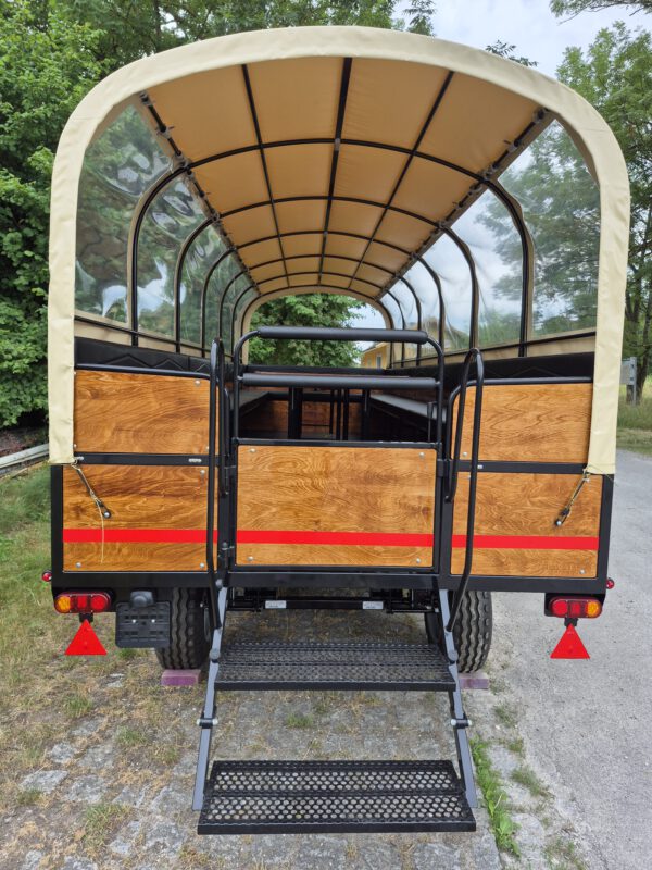 Planwagen mit Druckluftbremse für Traktor Partyplanwagen Weinprobe 09.301 – Bild 2