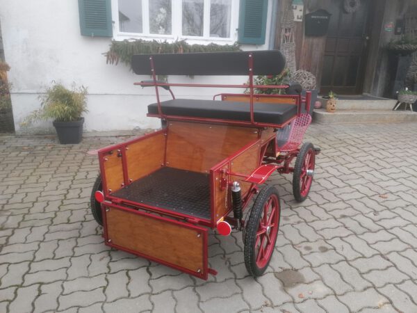 Ponykutsche mit Ladefläche, Transportwagen, Arbeitswagen Wanderfahrten 06.008 – Bild 4