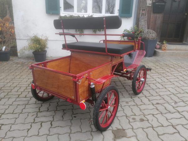 Ponykutsche mit Ladefläche, Transportwagen, Arbeitswagen Wanderfahrten 06.008 – Bild 5
