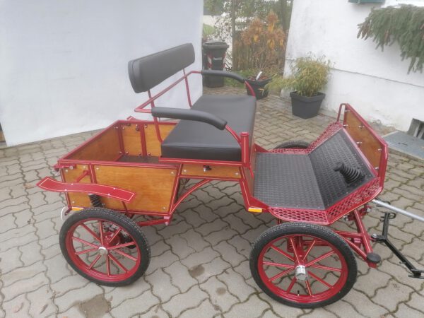 Ponykutsche mit Ladefläche, Transportwagen, Arbeitswagen Wanderfahrten 06.008 – Bild 2